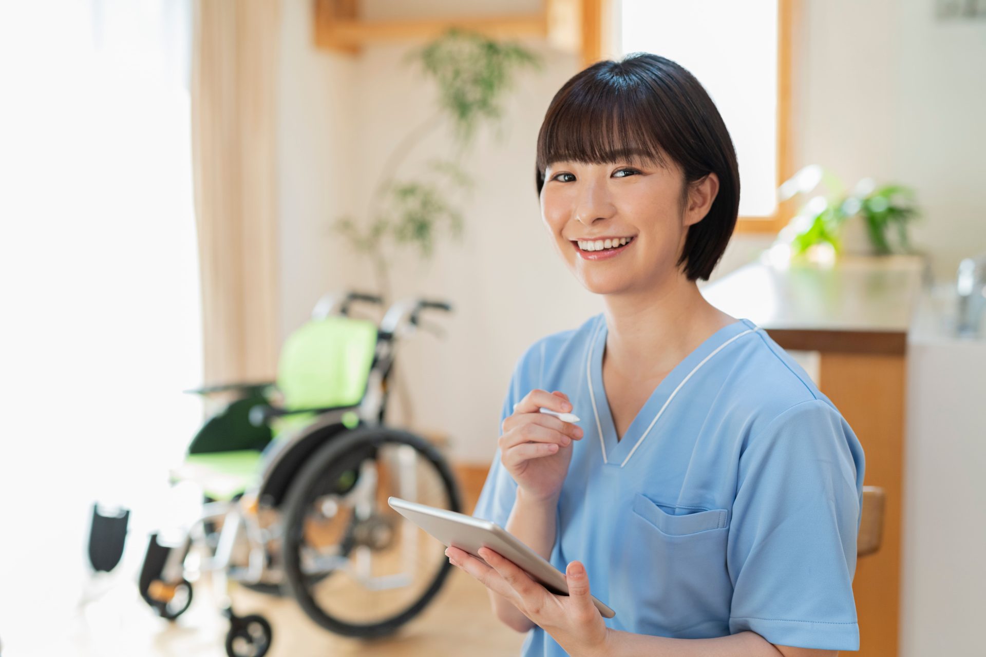 介護士の女性